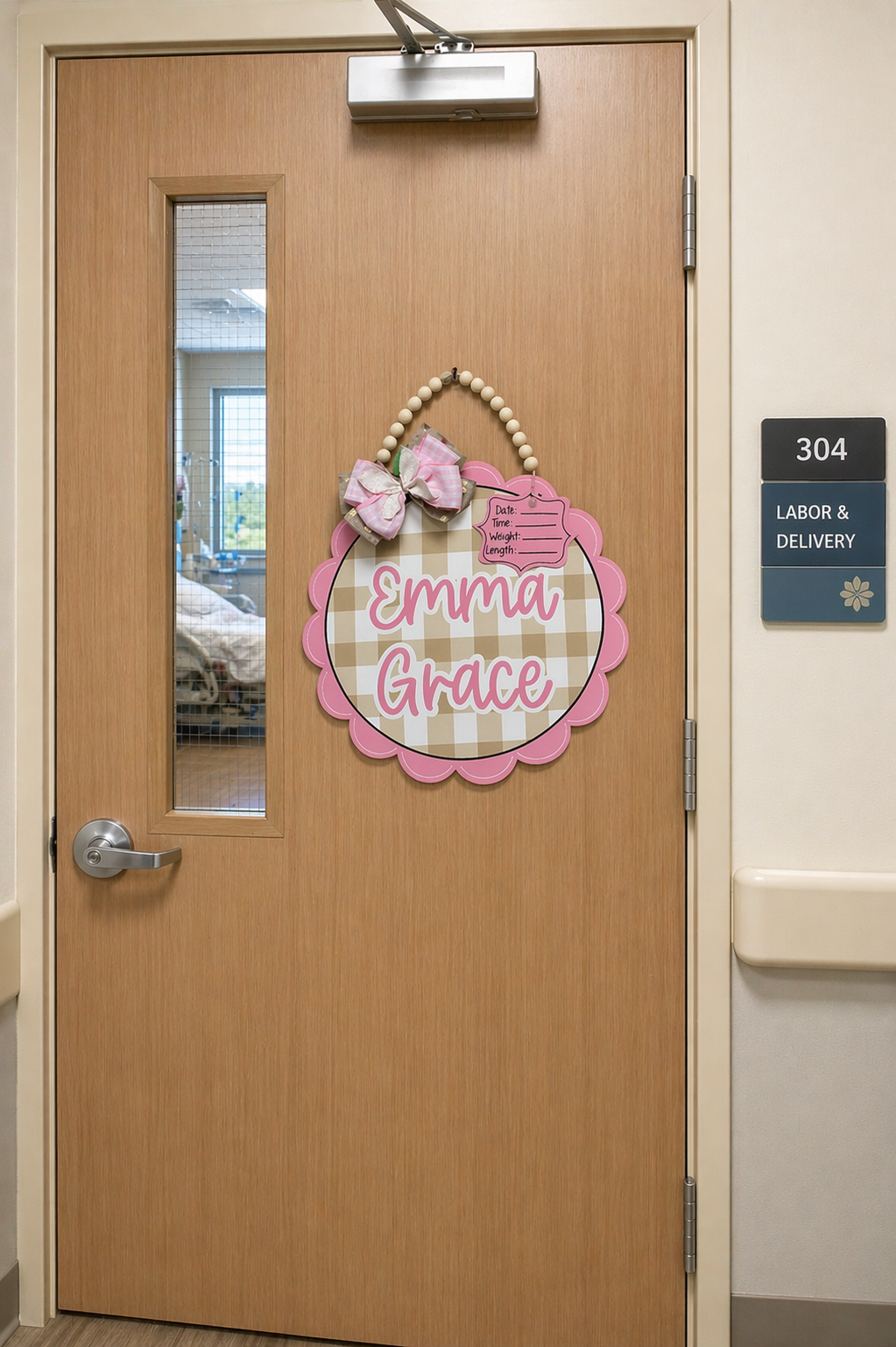 Hospital Door Hanger