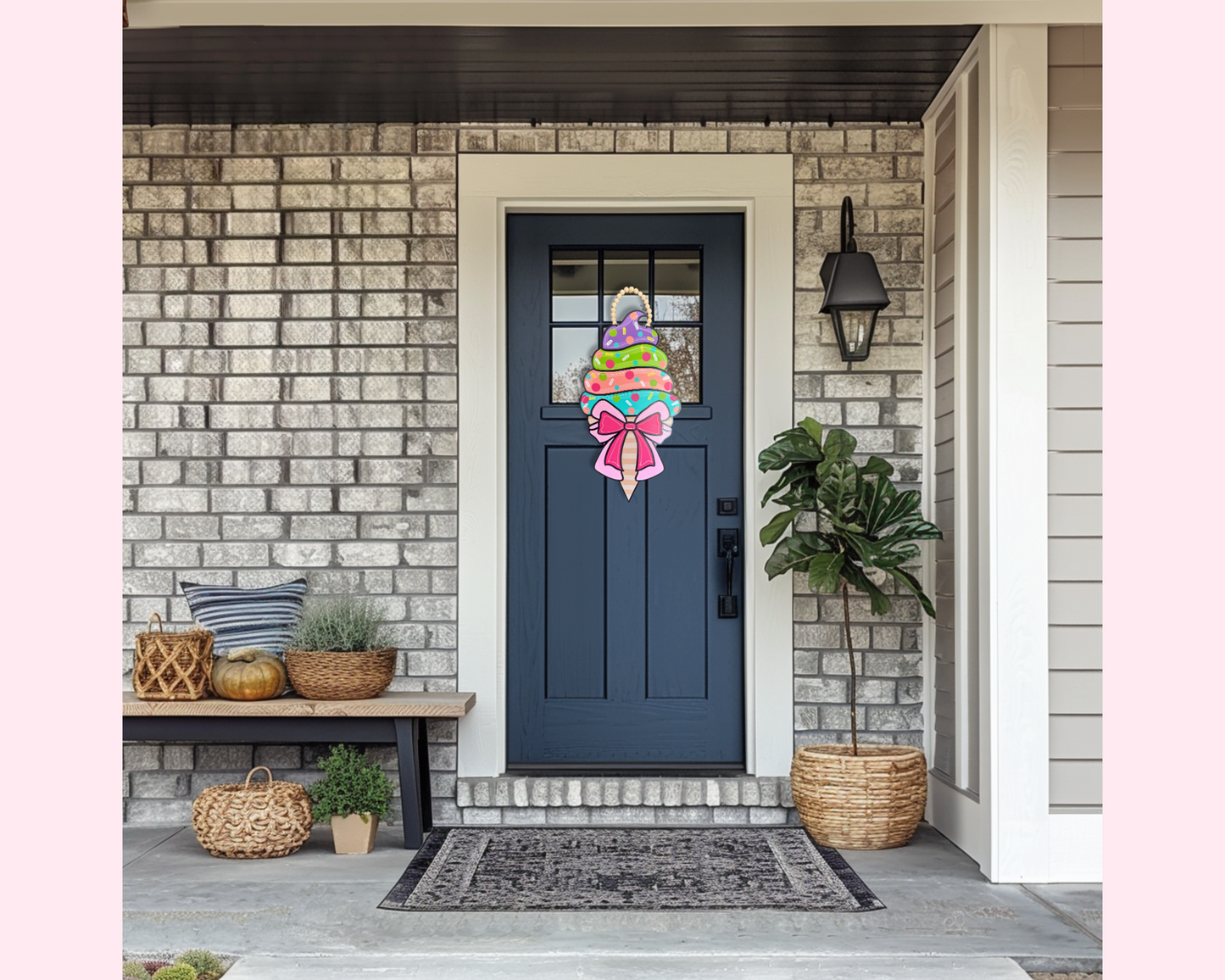 Ice Cream Door Hanger