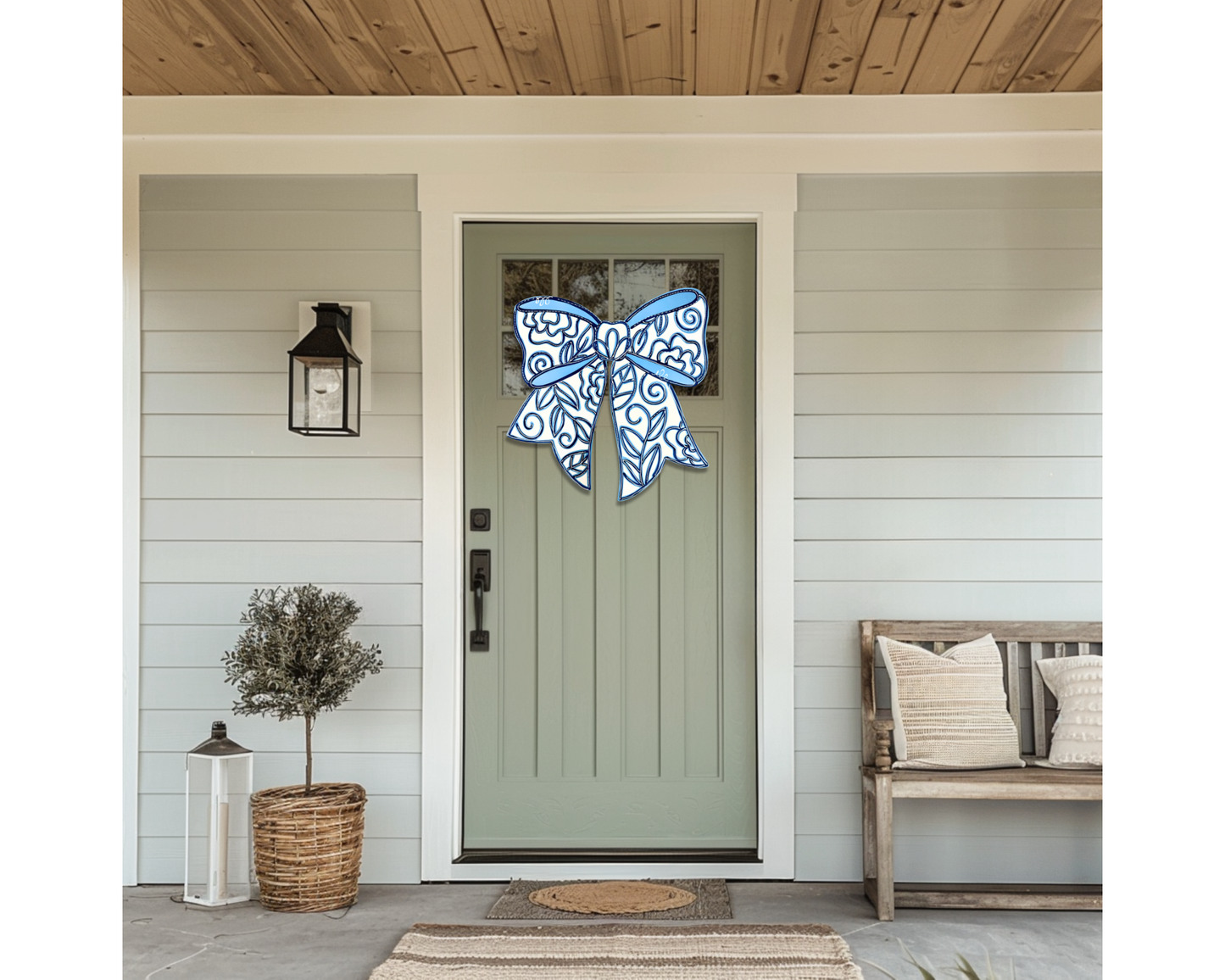 Chinoiserie Bow Door Hanger