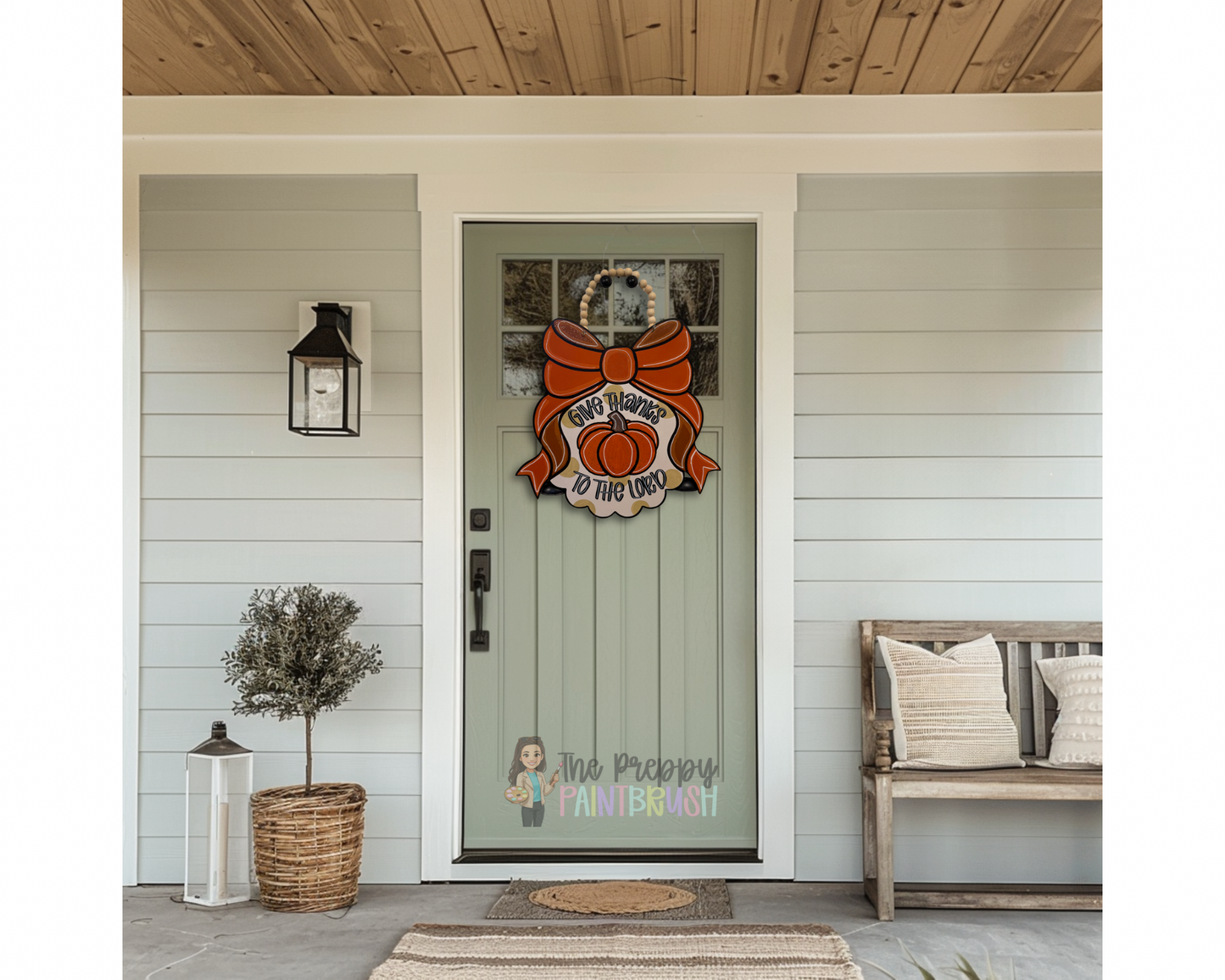 Fall Bow Door Hanger