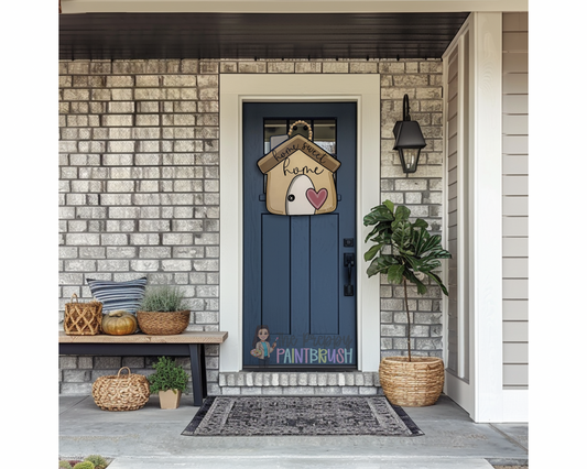 House | Home Sweet Home Door Hanger