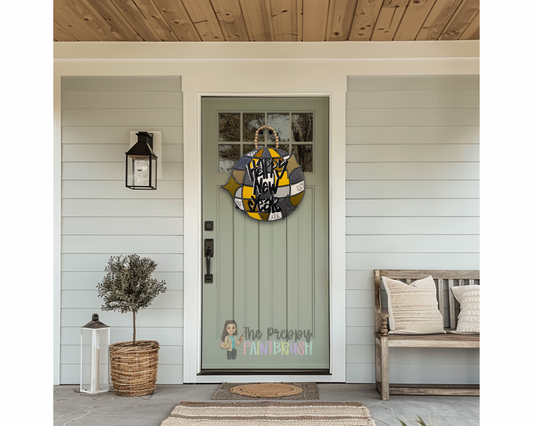 New Year Door Hanger